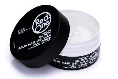 Redone Hair Styling Wax Black 150ml | Extra Hold Gel Wax for Men & Women | Long Lasting Shiny Finish with Lime Scent
