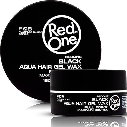 Redone Hair Styling Wax Black 150ml | Extra Hold Gel Wax for Men & Women | Long Lasting Shiny Finish with Lime Scent - görsel 2