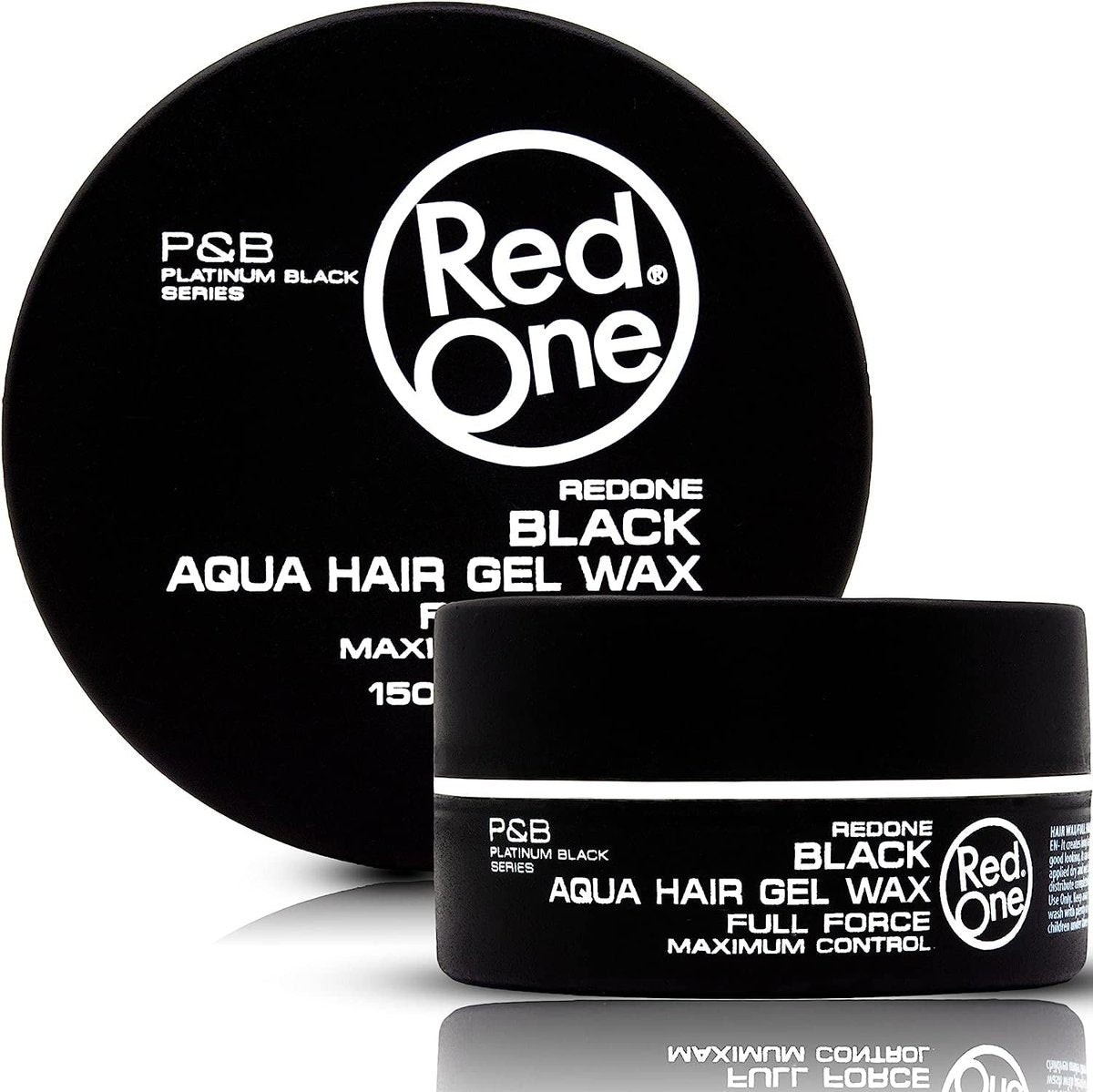 Redone Hair Styling Wax Black 150ml | Extra Hold Gel Wax for Men & Women | Long Lasting Shiny Finish with Lime Scent - görsel 1