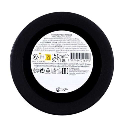 Redone Hair Styling Wax Black 150ml | Extra Hold Gel Wax for Men & Women | Long Lasting Shiny Finish with Lime Scent - görsel 16