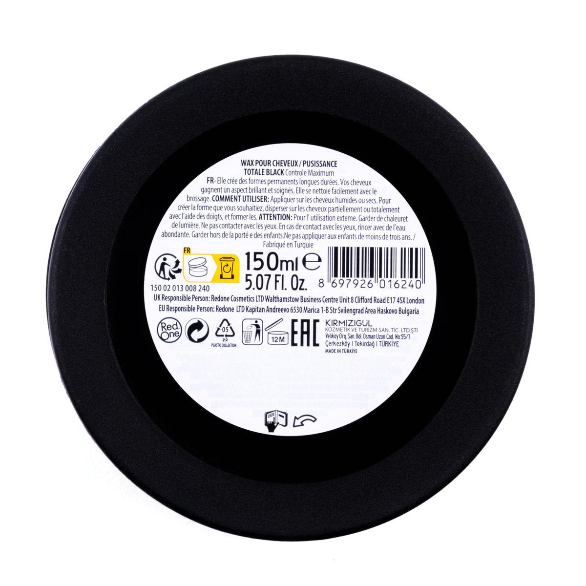 Redone Hair Styling Wax Black 150ml | Extra Hold Gel Wax for Men & Women | Long Lasting Shiny Finish with Lime Scent - görsel 15
