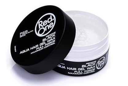 Redone Hair Styling Wax Black 150ml | Extra Hold Gel Wax for Men & Women | Long Lasting Shiny Finish with Lime Scent