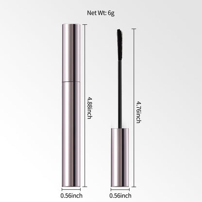 Erinde Tubing Mascara for Older Women 60 Plus - Lengthening & Volumizing for Thinning Lashes, Smudge-Proof, Flake-Free Black, Slim Micro-Brush for Hooded Eyes, Warm Water Removal