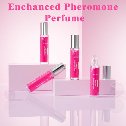 QULUMELF Pheromone Perfume for Women - Long Lasting Fragrance with Roller Ball, Portable Fruity Cologne to Attract Men