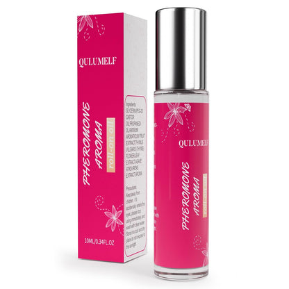 QULUMELF Pheromone Perfume for Women - Long Lasting Fragrance with Roller Ball, Portable Fruity Cologne to Attract Men