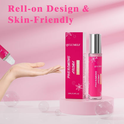 QULUMELF Pheromone Perfume for Women - Long Lasting Fragrance with Roller Ball, Portable Fruity Cologne to Attract Men