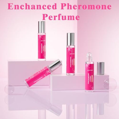 QULUMELF Pheromone Perfume for Women - Long Lasting Fragrance with Roller Ball, Portable Fruity Cologne to Attract Men