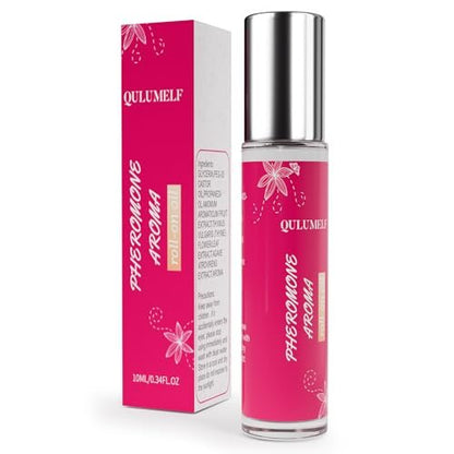 QULUMELF Pheromone Perfume for Women - Long Lasting Fragrance with Roller Ball, Portable Fruity Cologne to Attract Men