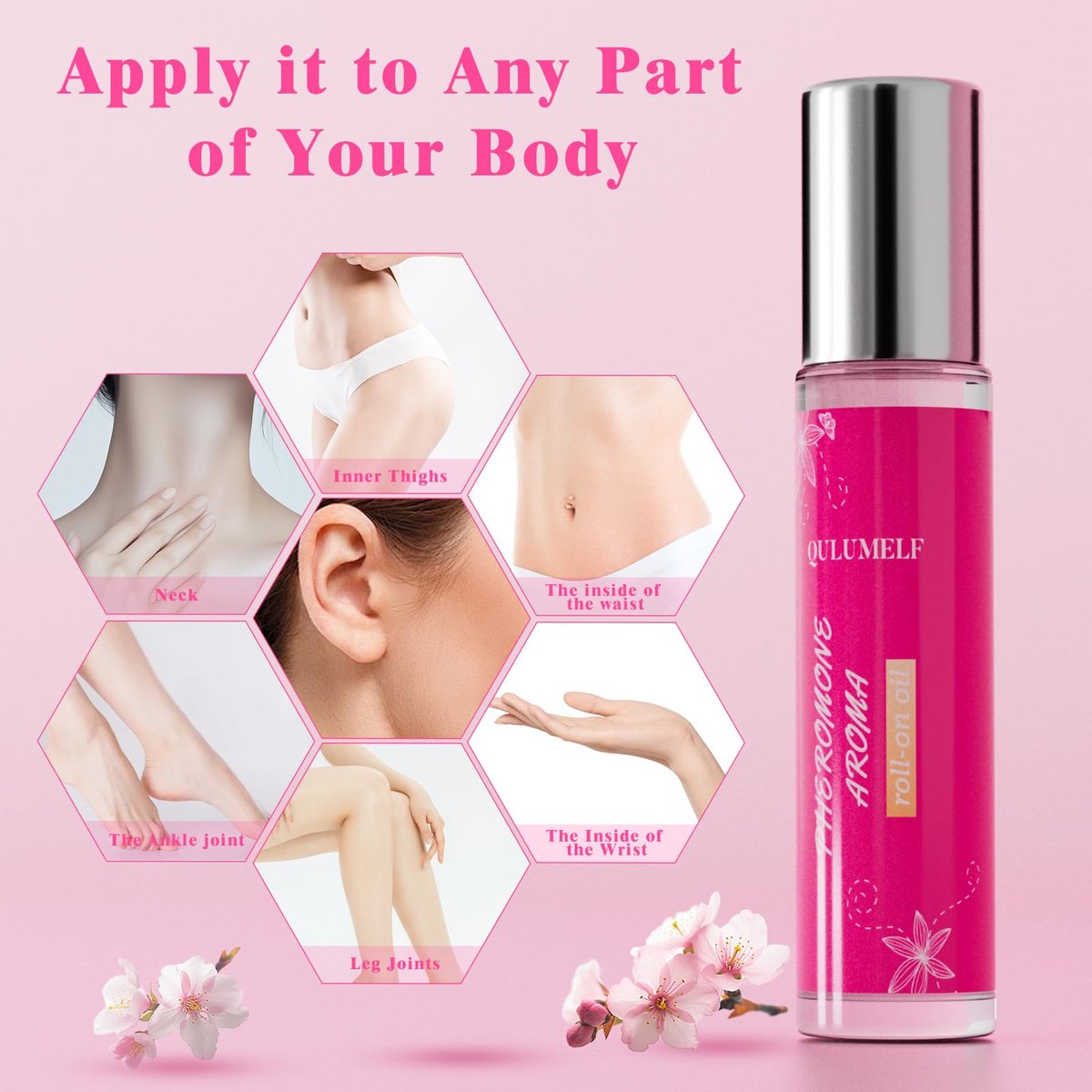QULUMELF Pheromone Perfume for Women - Long Lasting Fragrance with Roller Ball, Portable Fruity Cologne to Attract Men - görsel 11