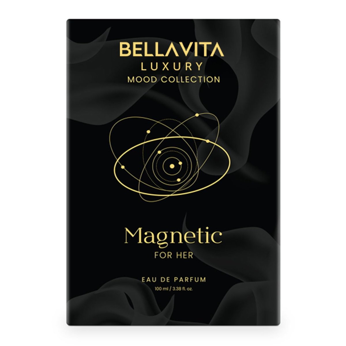 Bellavita Luxury Magnetic for Her Eau de Parfum - 100 ml (3.4 fl.oz.) - Floral-Gourmand Women's Fragrance with Cassis, Rose, and Caramel Notes - Long Lasting Perfume Avelisse