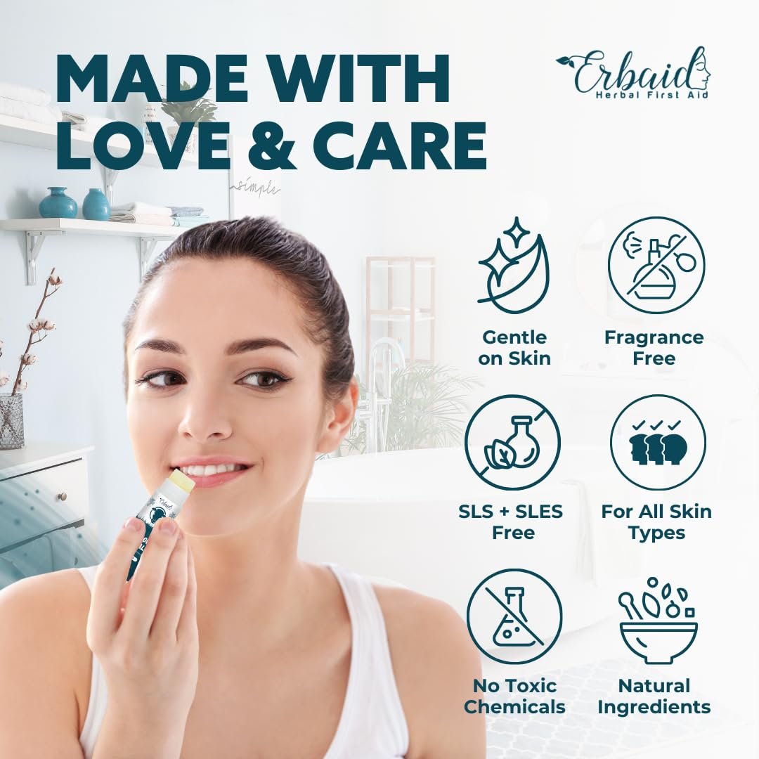 Beef Tallow Lip Balm – Natural Tallow Beeswax Chapstick – Hydrating Moisturizer Grass Fed Bison Tallow Balm Lip Care – Soothes Chapped, Dry Lips, Sensitive Skin – Long Lasting & Vitamin Rich USA-Made - görsel 5