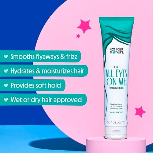 Not Your Mother's All Eyes On Me 3-in-1 Hair Styling Cream with UV Protection - 5.5 Fl Oz - görsel 4