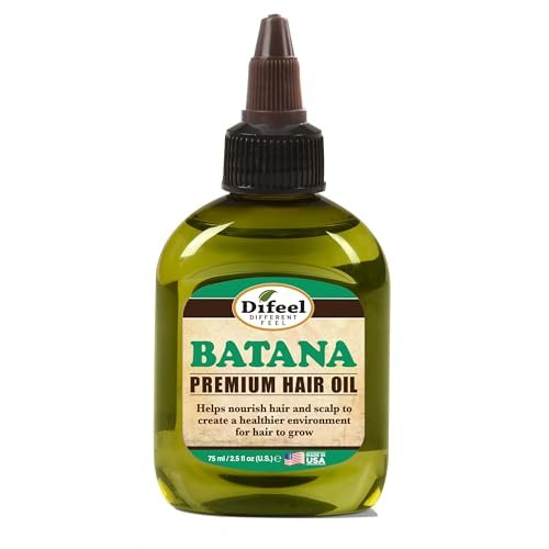 Difeel Batana Premium Hair Oil 2.5 oz – Batana Oil for Hair Growth, Restores Moisture & Strengthens Hair Avelisse
