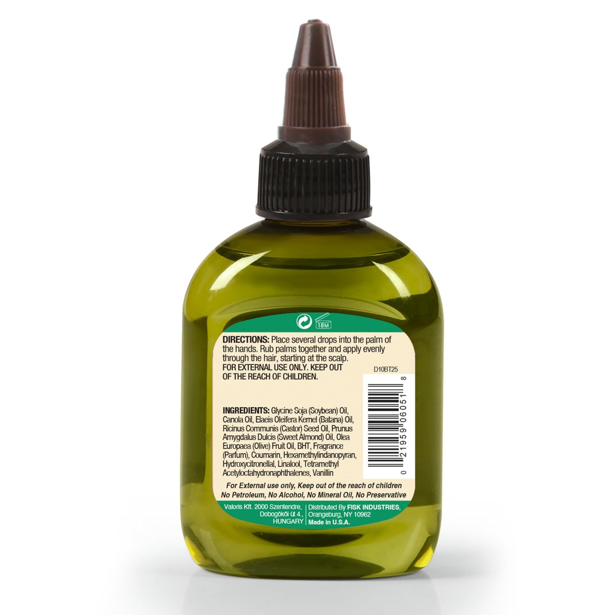 Difeel Batana Premium Hair Oil 2.5 oz – Batana Oil for Hair Growth, Restores Moisture & Strengthens Hair Avelisse