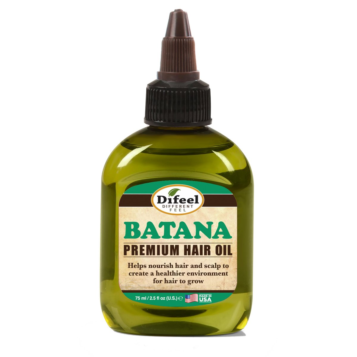 Difeel Batana Premium Hair Oil 2.5 oz – Batana Oil for Hair Growth, Restores Moisture & Strengthens Hair Avelisse