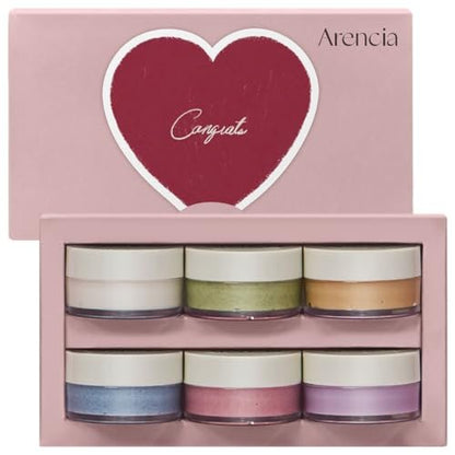 Arencia Rice Mochi Facial Cleanser Gift Set - 6 Varieties, Travel Size 0.52 oz Each - Korean Skincare Holiday Gift Set for Women and Men Avelisse