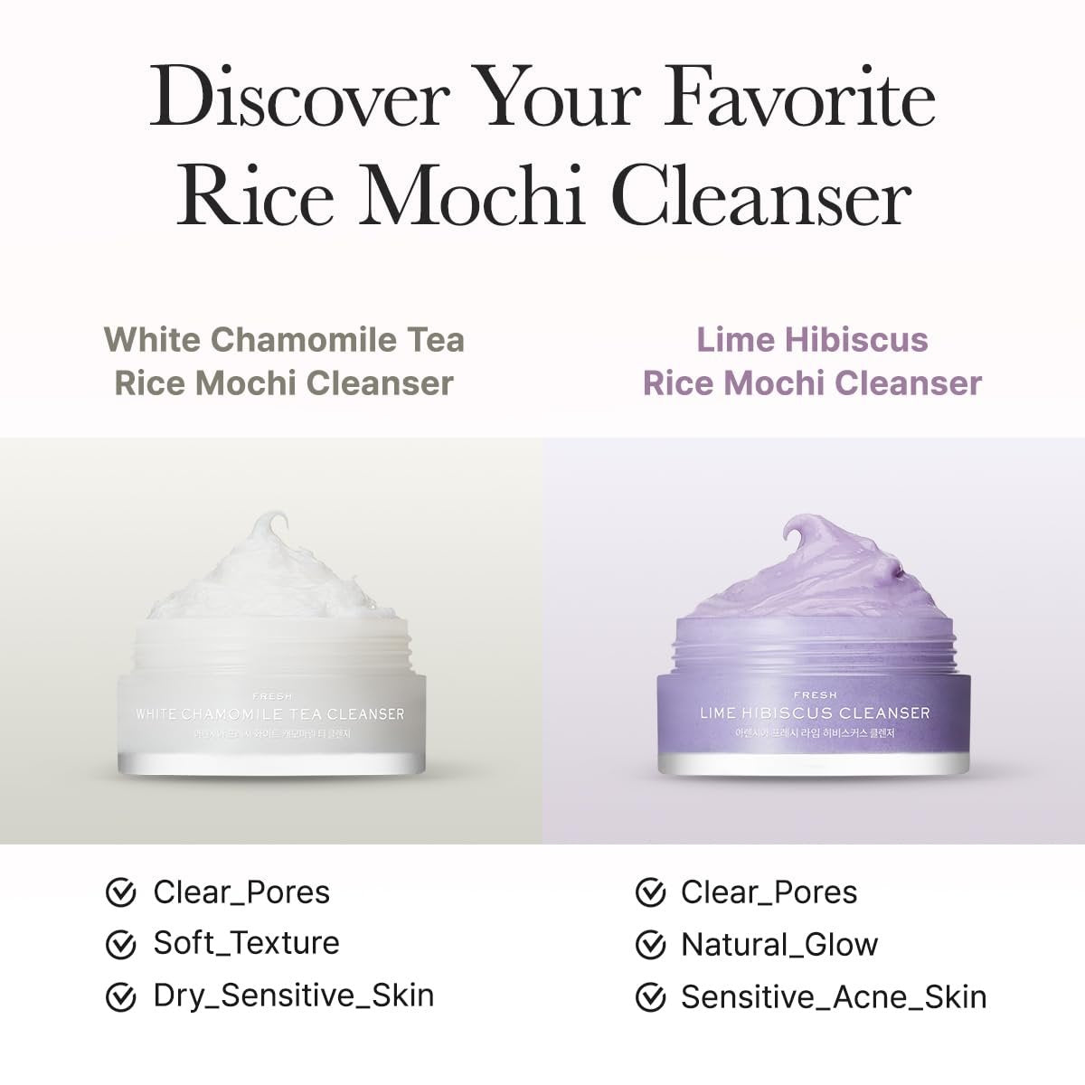 Arencia Rice Mochi Facial Cleanser Gift Set - 6 Varieties, Travel Size 0.52 oz Each - Korean Skincare Holiday Gift Set for Women and Men Avelisse