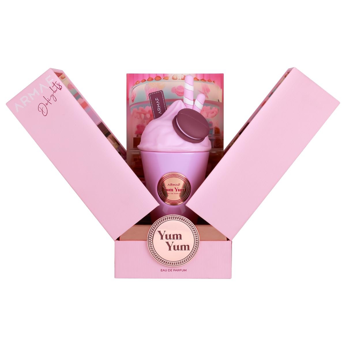 Armaf Delights Yum Yum 3.4 oz Eau de Parfum Spray for Women - Vibrant Fruity Floral Fragrance Avelisse