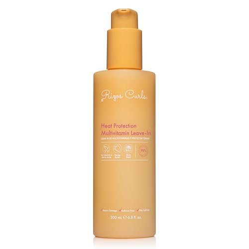Rizos Curls Multivitamin Leave-In Heat Protection Spray – Strengthen, Repair & Shine for All Hair Types 1A-4C, Up to 450°F, Sulfate & Paraben Free (9 oz) - görsel 2