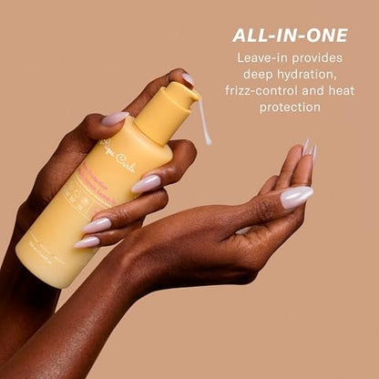 Rizos Curls Multivitamin Leave-In Heat Protection Spray – Strengthen, Repair & Shine for All Hair Types 1A-4C, Up to 450°F, Sulfate & Paraben Free (9 oz)