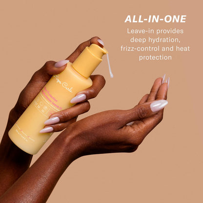 Rizos Curls Multivitamin Leave-In Heat Protection Spray – Strengthen, Repair & Shine for All Hair Types 1A-4C, Up to 450°F, Sulfate & Paraben Free (9 oz)