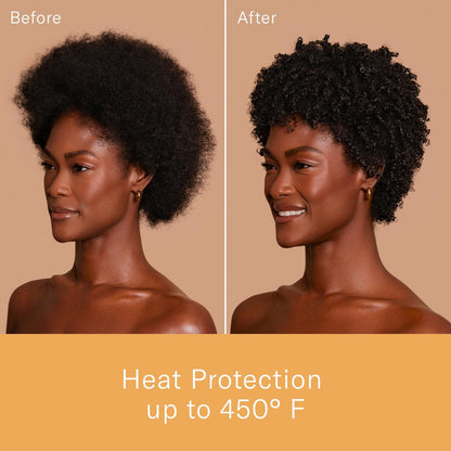 Rizos Curls Multivitamin Leave-In Heat Protection Spray – Strengthen, Repair & Shine for All Hair Types 1A-4C, Up to 450°F, Sulfate & Paraben Free (9 oz)