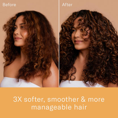 Rizos Curls Multivitamin Leave-In Heat Protection Spray – Strengthen, Repair & Shine for All Hair Types 1A-4C, Up to 450°F, Sulfate & Paraben Free (9 oz)