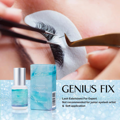 GOLLEEPRO Eyelash Extension Glue - Fast Drying 1-2 Seconds, Long Retention Up to 8 Weeks, 5ml Black Lash Adhesive for Professional Salon Use Avelisse