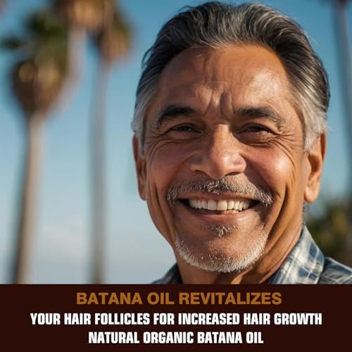 Organic Batana Oil for Hair Growth & Repair | 100% Pure, Unrefined Hair Treatment | Strengthens, Moisturizes, Reduces Hair Fall | 4.15 oz Avelisse