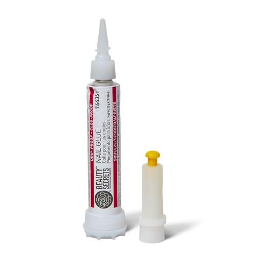 Beauty Secrets Drip & Clog Proof Nail Glue (1 Pack) with Coarse 100 Grit Nail File - görsel 4