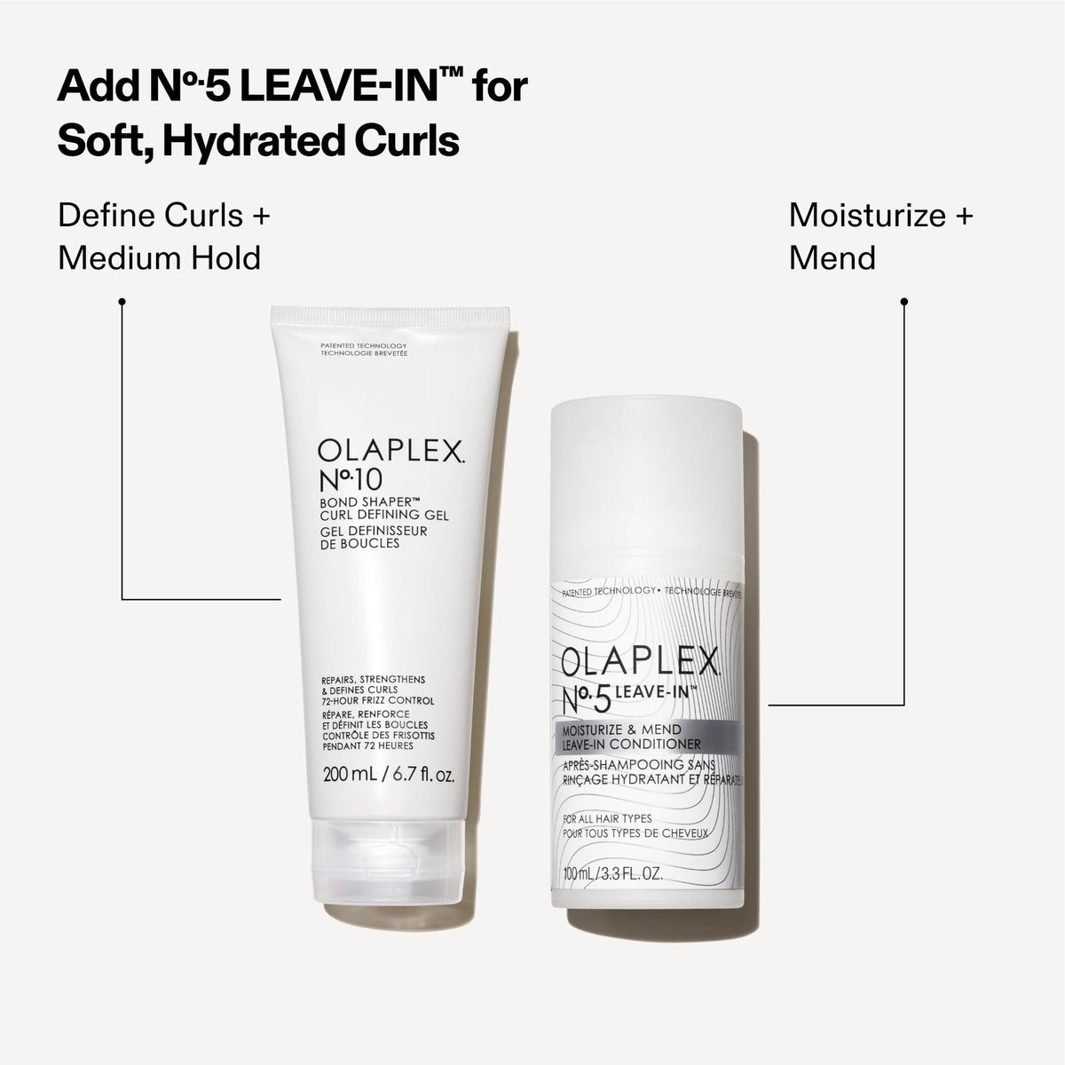 Olaplex Nº.10 Bond Shaper™ Curl Defining Gel - Frizz Smoothing, Hydrating, All Day Hold for Coily, Curly & Wavy Hair, 200 mL Avelisse