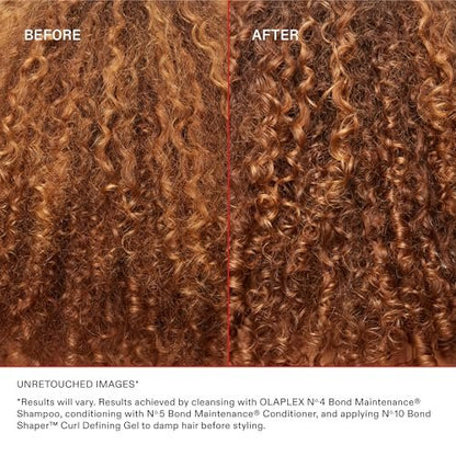 Olaplex Nº.10 Bond Shaper™ Curl Defining Gel - Frizz Smoothing, Hydrating, All Day Hold for Coily, Curly & Wavy Hair, 200 mL Avelisse