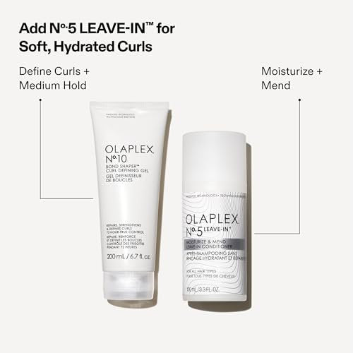 Olaplex Nº.10 Bond Shaper™ Curl Defining Gel - Frizz Smoothing, Hydrating, All Day Hold for Coily, Curly & Wavy Hair, 200 mL Avelisse