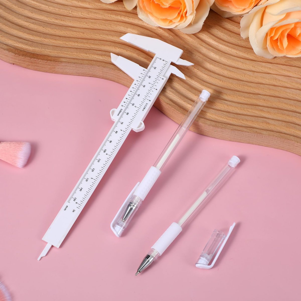 cobee 7 Pcs Brow Mapping Pen Set - Eyebrow Mapping Pencil with 4 Refills and Ruler for Permanent Makeup Artists - görsel 13