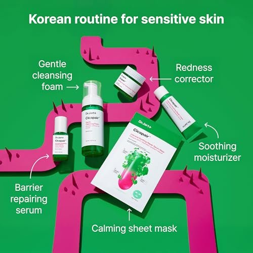 Dr.Jart+ Cicapair Sensitive Skin Korean Face Serum for Redness and Barrier Repair with Centella Asiatica | 1.01 Fl Oz Avelisse