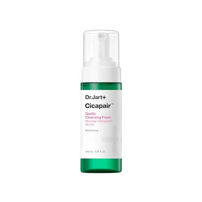 Dr.Jart+ Cicapair Gentle Foam Cleanser for Sensitive Skin with Centella Asiatica | Korean Face Wash, 5.07 Fl Oz