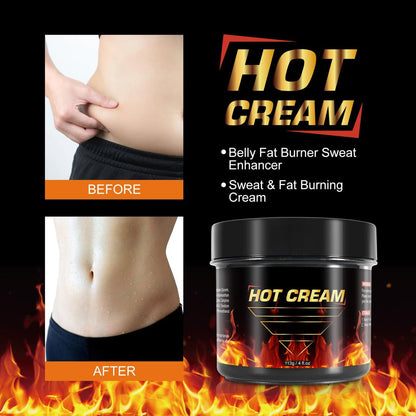 Hot Sweat Cream 2-Pack – Natural Weight Loss Cream for Belly, Thighs, Legs, Abdomen, Arms & Buttocks | Workout Enhancer for Women & Men Avelisse