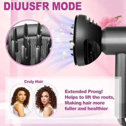 YTCHYYSK Wave+Curl Diffuser Nozzle for Dyson Supersonic Hair Dryer HD01 HD02 HD03 HD04 HD08 HD15 HD16 - Two Modes for Wavy, Curly, or Coily Hair Avelisse