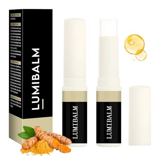 Lumibalm Turmeric Eye Stick for Under Eye Bags – Erases Puffiness in Minutes with Retinol & Turmeric (2-Pack) Avelisse