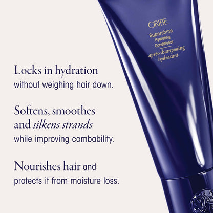 Oribe Supershine Discovery Hair Set - Travel Size Hydrating Shampoo, Conditioner & Moisturizing Cream for Softness, Shine & Frizz Control Avelisse