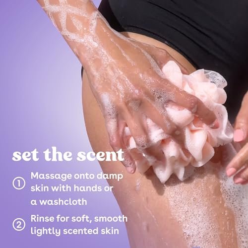 eos Vanilla Body Wash - Moisturizing Creamy Gel with Shea Butter & Vitamin E - pH Balanced for Sensitive Skin - Vegan, 16 fl oz - görsel 6