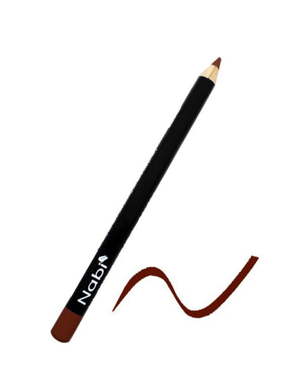Nabi 12-Piece Brown Lip Liner Pencil Set - Assorted Brown Tones, Long-Lasting Creamy Formula Lip Makeup Kit
