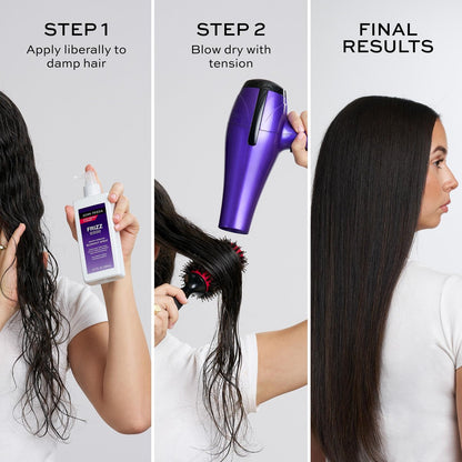 John Frieda Frizzease Smooth Operator Blowout Spray - Texture Spray & Heat Protection for Frizz-Free Shine, 6.77 oz
