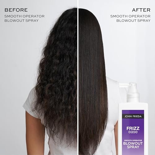 John Frieda Frizzease Smooth Operator Blowout Spray - Texture Spray & Heat Protection for Frizz-Free Shine, 6.77 oz - görsel 12