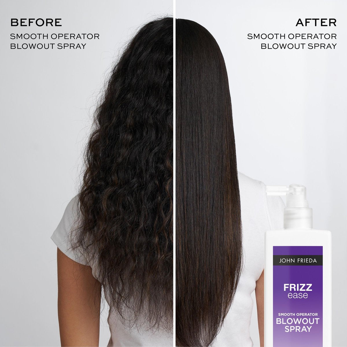 John Frieda Frizzease Smooth Operator Blowout Spray - Texture Spray & Heat Protection for Frizz-Free Shine, 6.77 oz - görsel 11