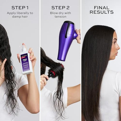 John Frieda Frizzease Smooth Operator Blowout Spray - Texture Spray & Heat Protection for Frizz-Free Shine, 6.77 oz