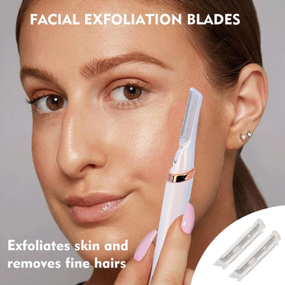 18 Pack Replacement Heads for Finishing Touch Flawless Dermaplane Glo – Sonic Facial Exfoliation Blades with Safety Micro-Guards Avelisse