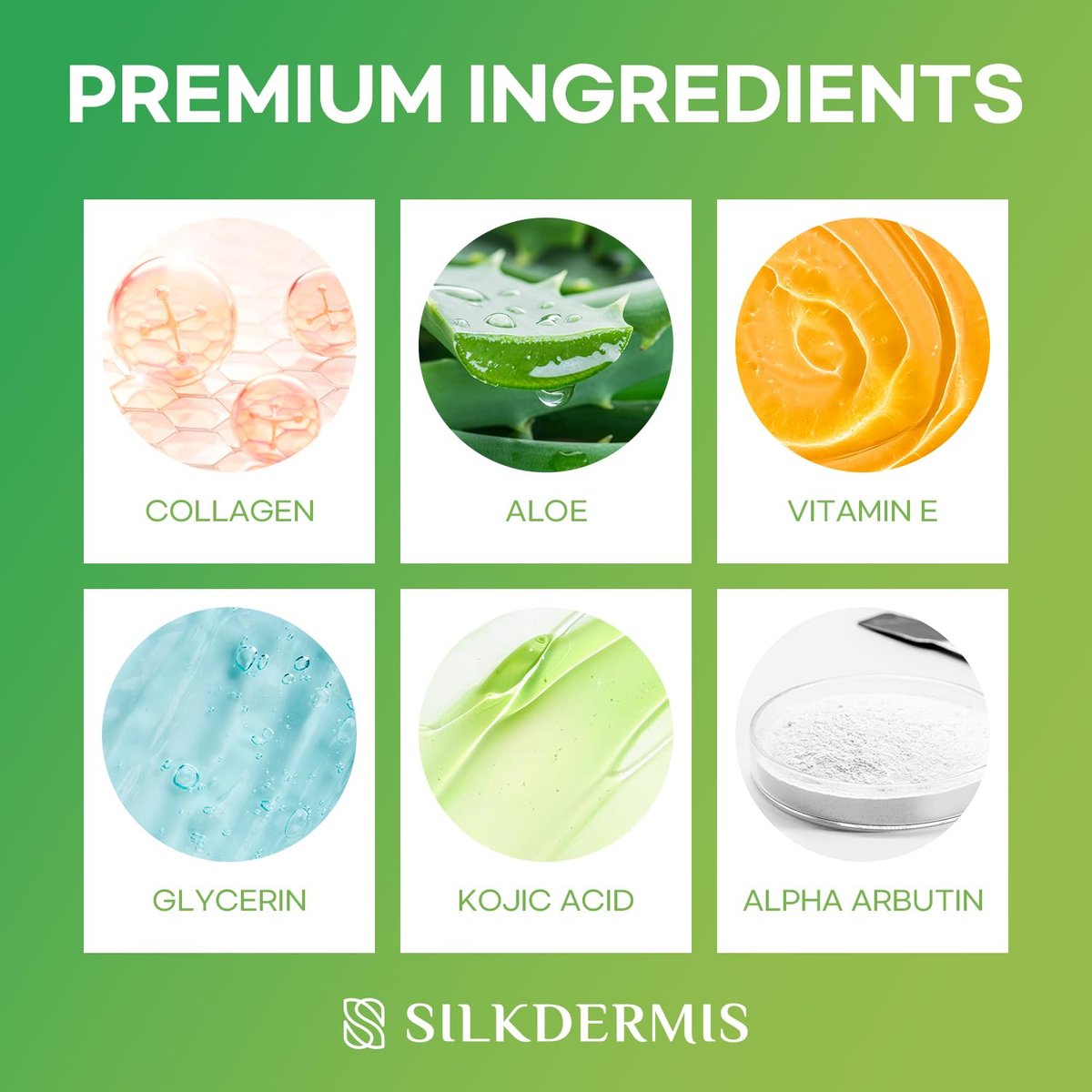 SILKDERMIS Smile Line and Forehead Wrinkle Patches – 24 Smile Line + 12 Forehead Patches with Aloe, Collagen & Vitamin E Avelisse