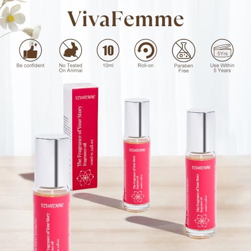 VivaFemme Pheromones Perfume for Women – Long Lasting Fruity Scent, Roll On Perfume Oil to Attract Men (Fruity) - görsel 12