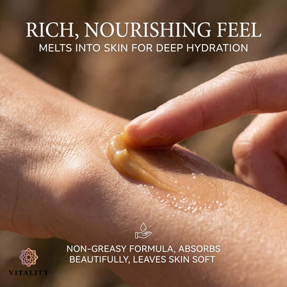 Vitality Extracts Helichrysum Balm - 2oz, Ultra-Moisturizing Skin Healing with Beeswax & Almond Oil Avelisse